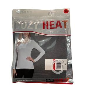 32 Degrees Women's Cozy Heat Scoop-Neck Top - Heather Charcoal XS